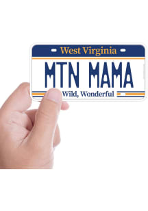 West Virginia 4&quot; License Plate Stickers