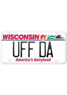 Wisconsin 4&quot; License Plate Design Stickers