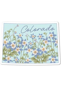 Colorado 3 Inch Columbine State Flower Stickers