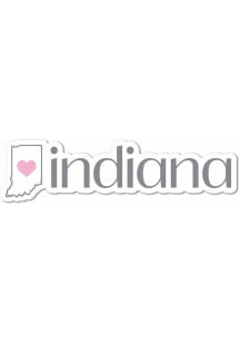Indiana 3 Inch Heart Stickers