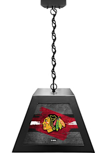 Chicago Blackhawks Pendant Black Billiard Lamp