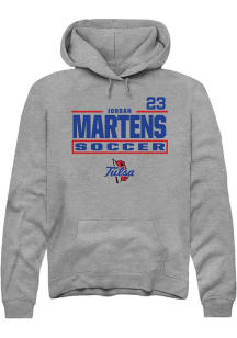 Jordan Martens Rally Mens Graphite Tulsa Golden Hurricane NIL Stacked Box Player Hood