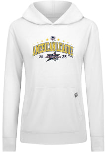 Levelwear  Womens White Relay 25 MLB ASG Hooded Sweatshirt
