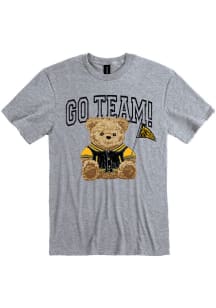 Pittsburgh Grey Go Team Bear Short Sleeve T Shirt