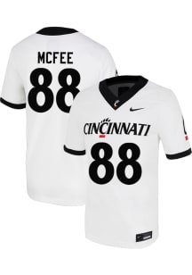 Cd Mcfee Nike Mens White Cincinnati Bearcats NIL Game Football Jersey