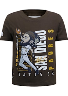 Fernando Tatis Jr  Pro Standard San Diego Padres Toddler Brown Remix Avatar Short Sleeve T-Shirt