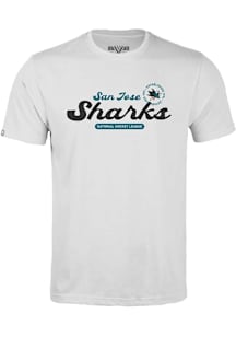 Levelwear San Jose Sharks Youth White Richmond Jr Monument Short Sleeve T-Shirt