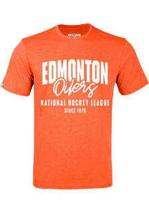 Levelwear Edmonton Oilers Orange Richmond Response Short Sleeve T Shirt