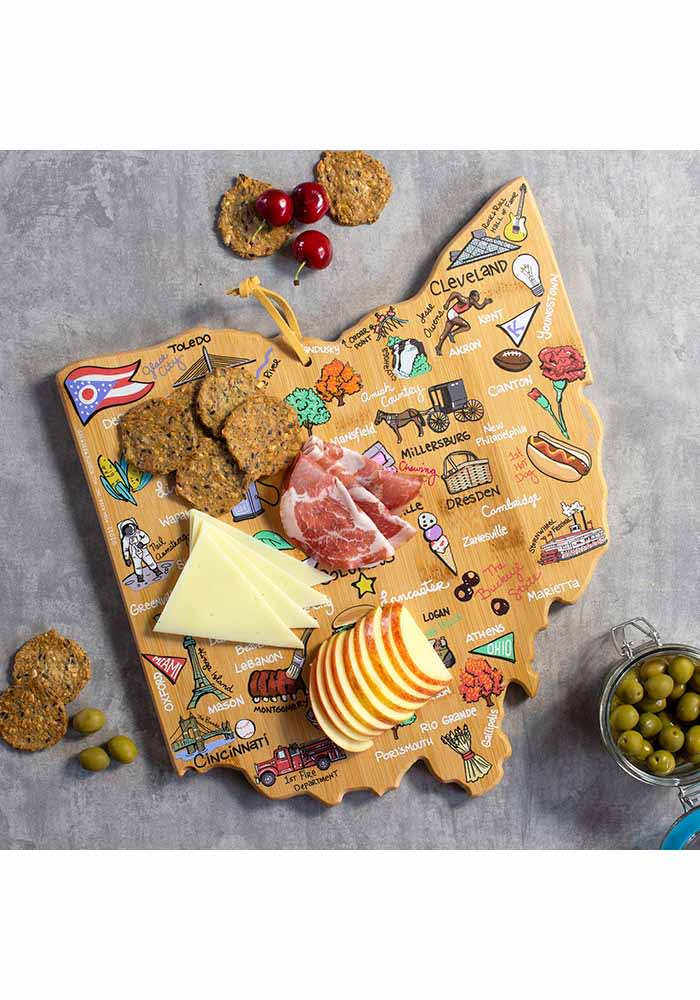 Ohio Fish-Kiss Cutting Board