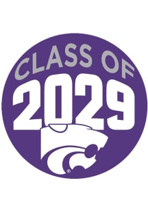 Purple K-State Wildcats 3&quot; Class of 2029 Button