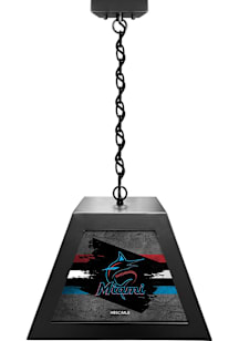 Miami Marlins Pendant Black Billiard Lamp