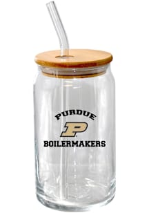Purdue Boilermakers 16oz Pint Glass - Black