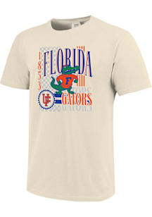 Florida Gators Ivory 90s Print Short Sleeve T Shirt