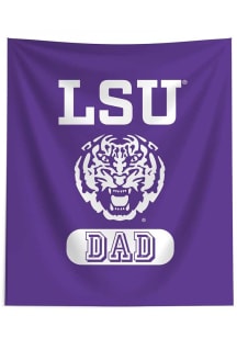 LSU Tigers Dad 50x60 Tapestry Blanket