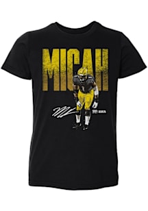 Micah Parsons Green Bay Packers Youth Black Bold Player Tee