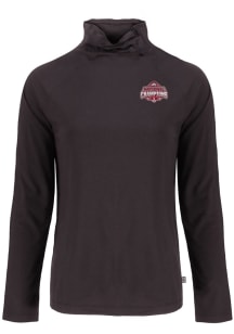 Womens Ohio State Buckeyes Black Cutter and Buck 2024 Football National Champion Coastline Eco F..