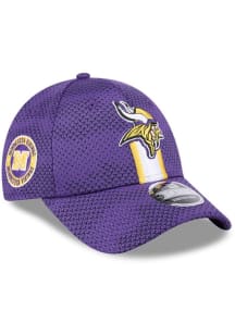 New Era Minnesota Vikings Purple 2024 Sideline Jr Stretch 9FORTY Youth Adjustable Hat
