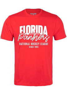 Levelwear Florida Panthers Red Richmond Response Short Sleeve T Shirt