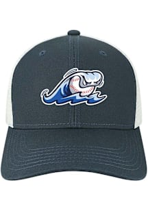 West Michigan Whitecaps 2T Mid-Pro Structured Trucker Adjustable Hat - Navy Blue