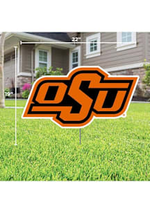Oklahoma State Cowboys Team Yard Sign - Orange