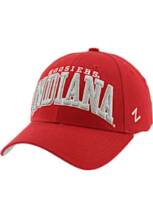 Indiana Hoosiers Broadcast Adjustable Hat - Crimson
