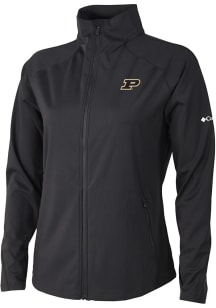 Womens Purdue Boilermakers Black Columbia Fairway Friends Light Weight Jacket