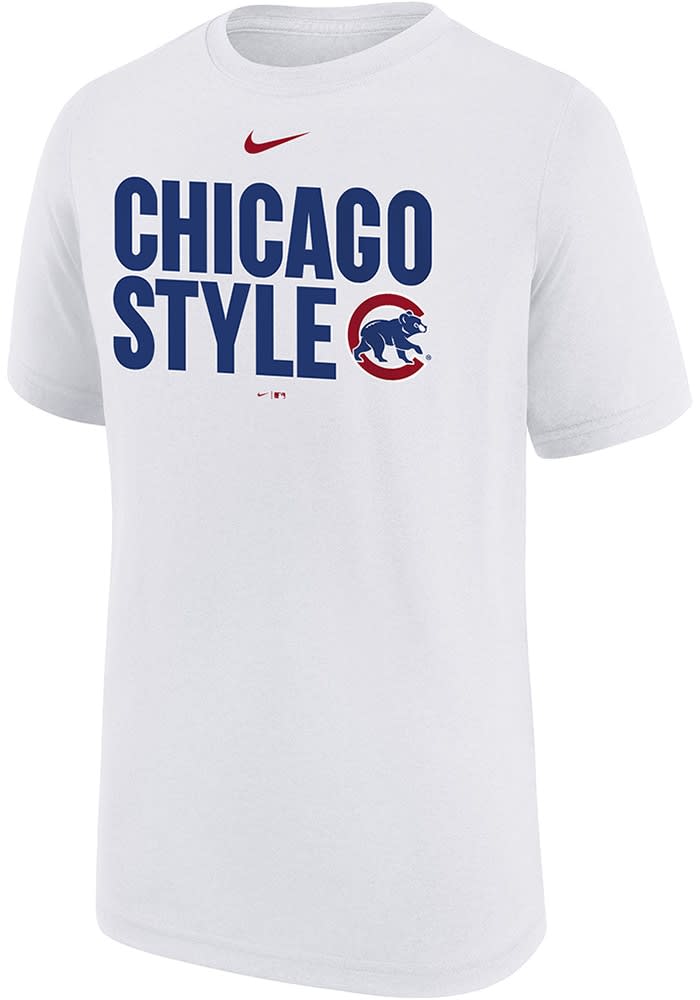 Nike Chicago Cubs Youth White Nike Local Legend Short Sleeve Tee