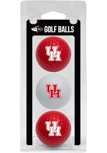 Houston Cougars 3 Pack Golf Balls