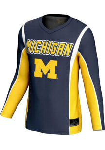 Youth Michigan Wolverines Navy Blue ProSphere Rival Jersey