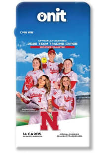 Red Nebraska Cornhuskers Single Pack Baseball Cards