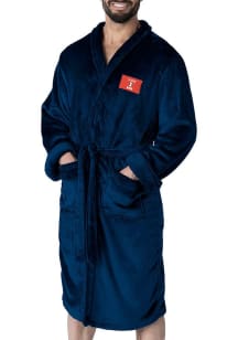 Navy Blue Illinois Fighting Illini Dad Silk Touch Bathrobes