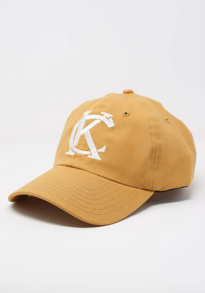 Kansas City Monogram Dad Hat Adjustable Hat - Gold