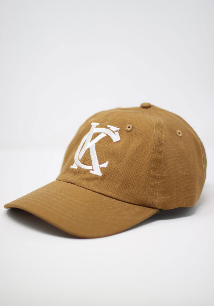 Kansas City Monogram Dad Hat Adjustable Hat - Brown