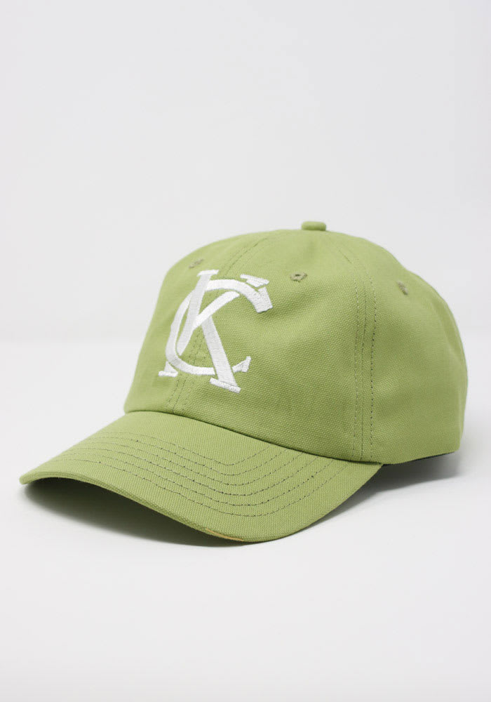Kansas City Monogram Dad Hat Adjustable Hat - Green