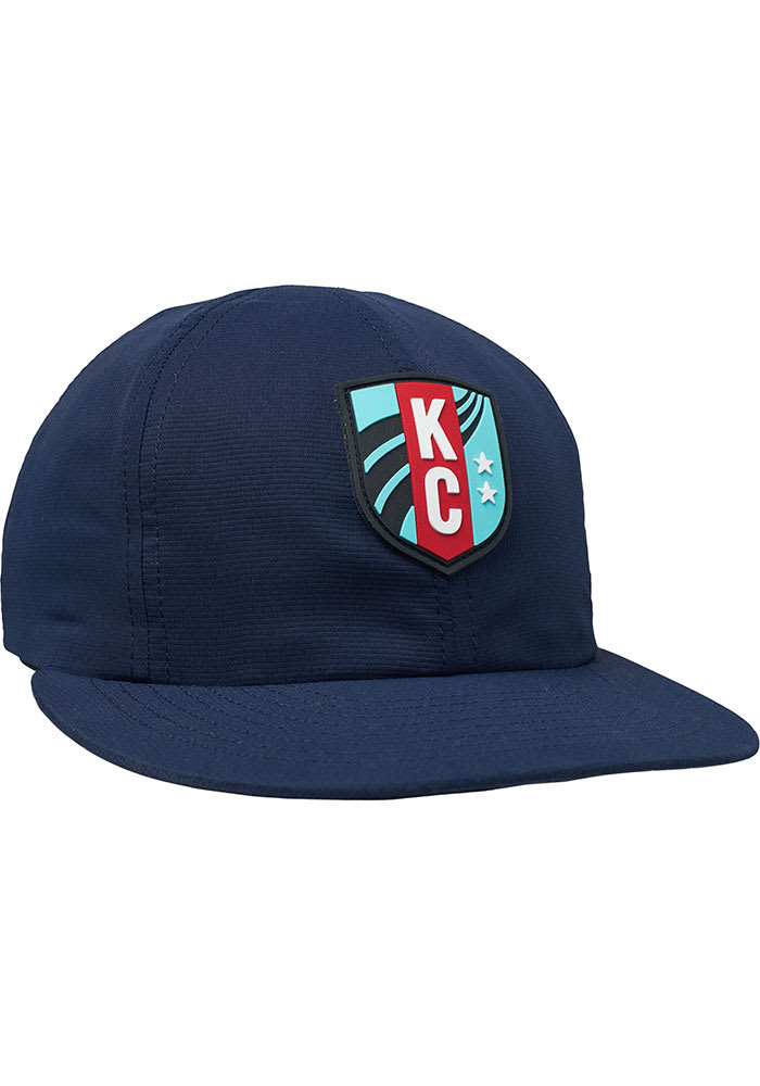 KC Current Crest Athletic Adjustable Hat - Navy Blue