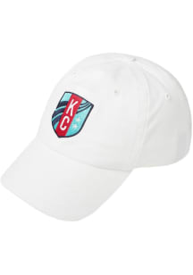 KC Current Crest Dad Hat Adjustable Hat - White