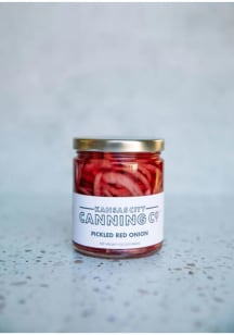 Kansas City KC Canning Co Pickled Red Onions Snack
