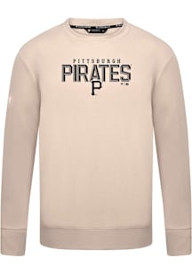 Levelwear Pittsburgh Pirates Tan Mandate Carve Long Sleeve T Shirt