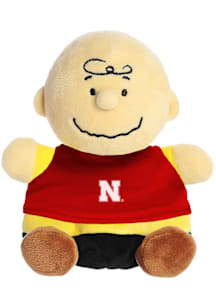 Nebraska Cornhuskers Charlie Brown Celebrity Palm Pal Plush - Red