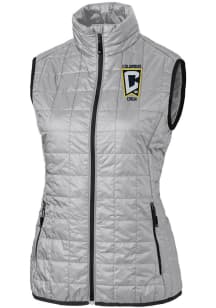 Cutter and Buck Columbus Crew Womens Grey Rainier PrimaLoft Vest