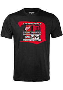 Levelwear Detroit Red Wings Black Richmond Acumen Short Sleeve T Shirt