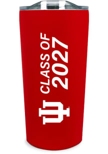 Crimson Indiana Hoosiers 18oz Class of 2027 Soft Touch Stainless Steel Tumbler