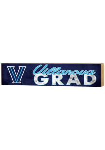 KH Sports Fan Villanova Wildcats Grad graduation graphic Sign - Navy Blue