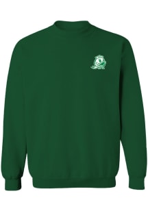 Womens Oregon Ducks Green Vive La Fete Impressions Crew Sweatshirt