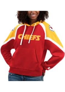 Starter Kansas City Chiefs Womens Red Journeyman Hooded Sweatshirt