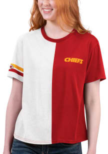 Starter Kansas City Chiefs Womens Red Power Move Short Sleeve T-Shirt