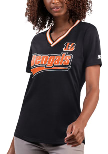 Starter Cincinnati Bengals Womens Black Fast Break T-Shirt