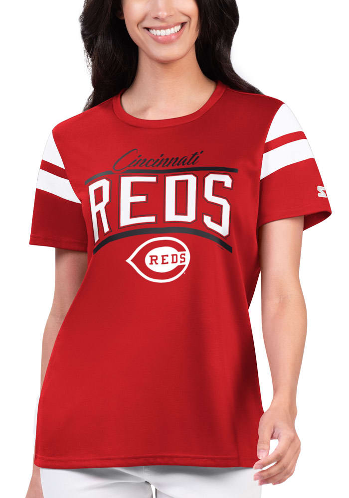 Starter Cincinnati Reds Womens Red Winning Team T-Shirt