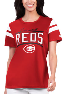 Starter Cincinnati Reds Womens Red Winning Team T-Shirt