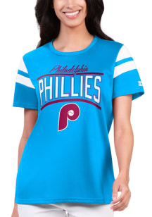 Starter Philadelphia Phillies Womens Light Blue Winning Team T-Shirt